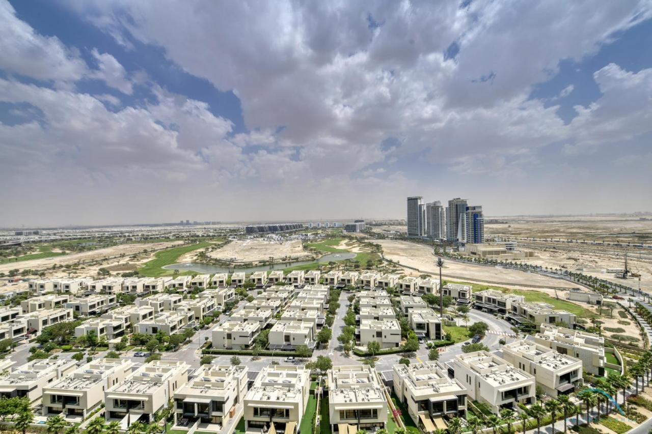 Prime 1Br At Carson B Damac Hills Dubailand By Deluxe Holiday Homes Екстер'єр фото